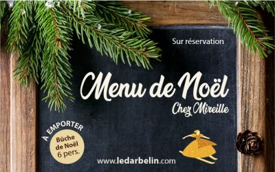 Menu festif Noël 25